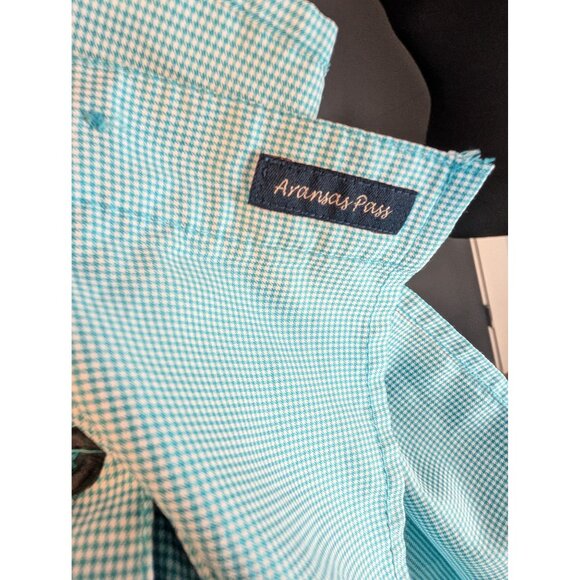 Magellan Outdoors Men's Aransas Pass Mini Check Short Sleeve Shirt - 2XL - Picture 6 of 11